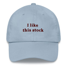 Load image into Gallery viewer, We like this stock r/wallstreetbets cap
