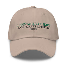 Load image into Gallery viewer, Lehman Brothers Corporate Offsite 2008 cap
