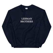 Load image into Gallery viewer, Lehman Brothers sweatshirt - inspired by vintage corporate merchandise

