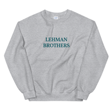 Load image into Gallery viewer, Lehman Brothers sweatshirt - inspired by vintage corporate merchandise
